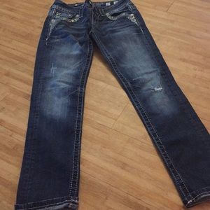 Cropped dark MissMe jeans